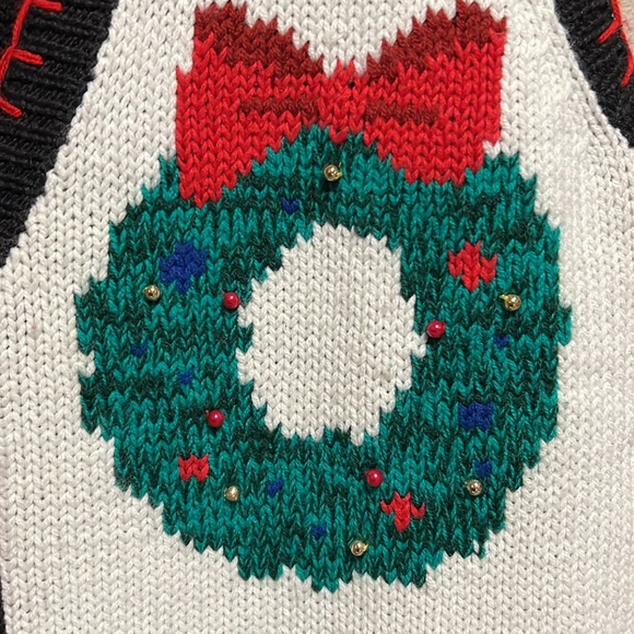 955 Originals Vintage Christmas Sweater Vest - Picture 4 of 8